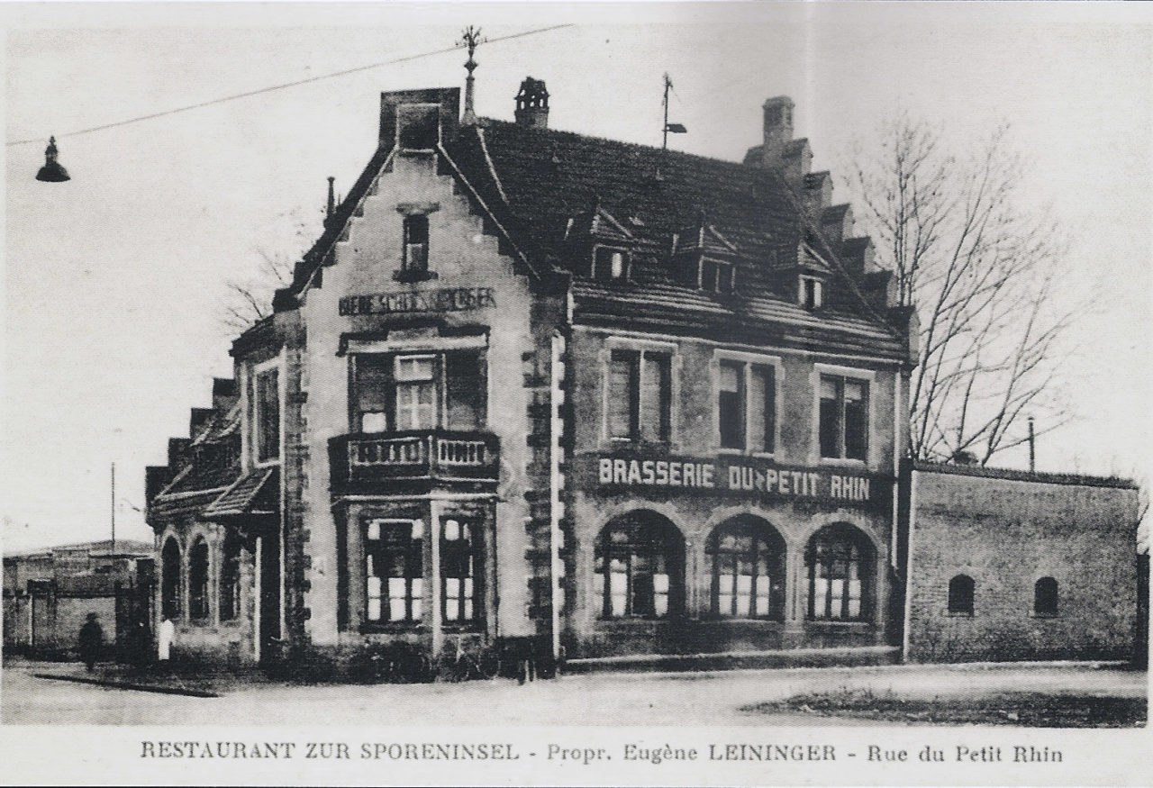 Le restaurant en 1920 © Les faubourgs de Strasbourg, de la Belle Epoque aux Années Folles