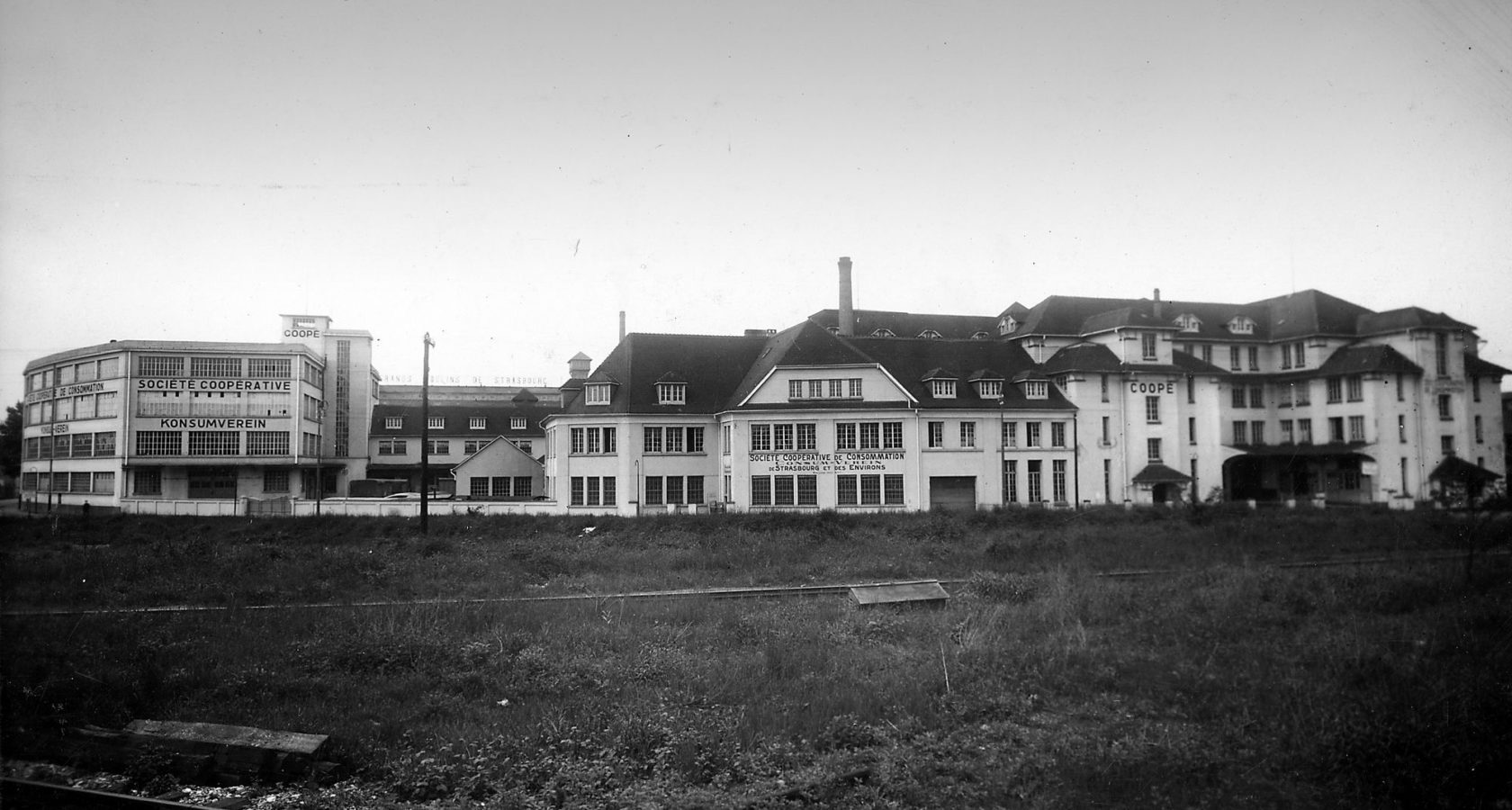 Archive photo of the Coop buildings.