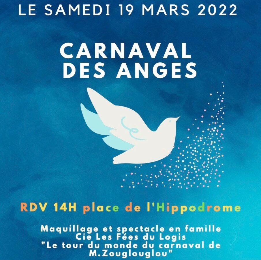 Le carnaval des anges a lieu samedi 19 mars à 14h, place de l'Hippodrome au Port du Rhin !