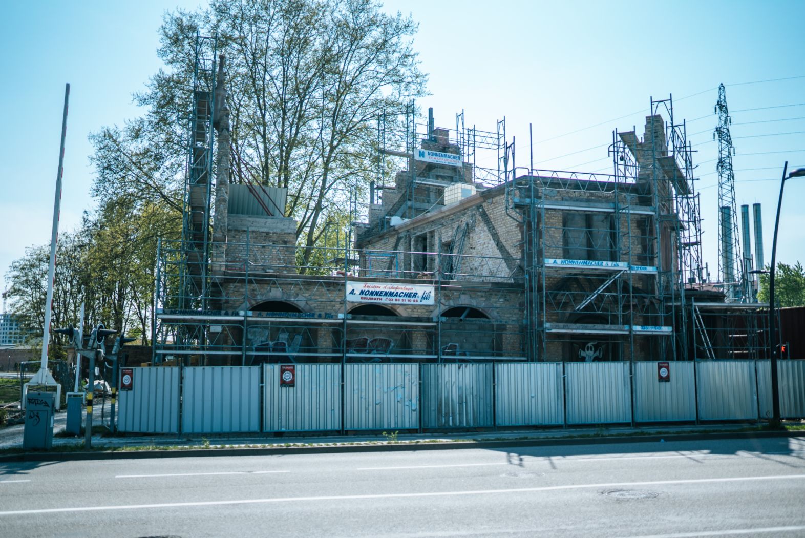 La Maison Schutzenberger en chantier (Crédits : Jésus S. Baptista)