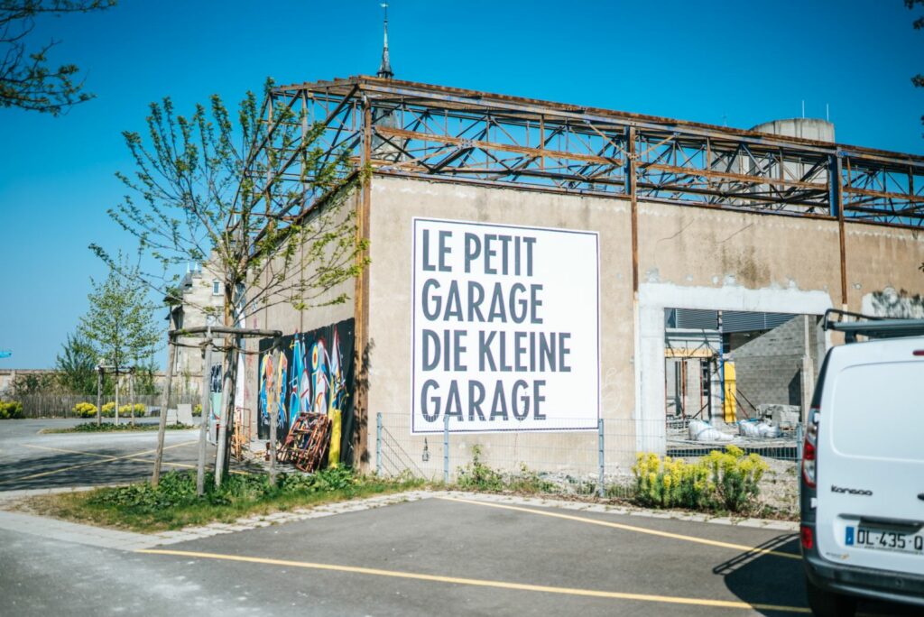 Le Petit Garage, dernier bâtiment en construction à la Virgule (Crédits : Jésus S. Baptista)