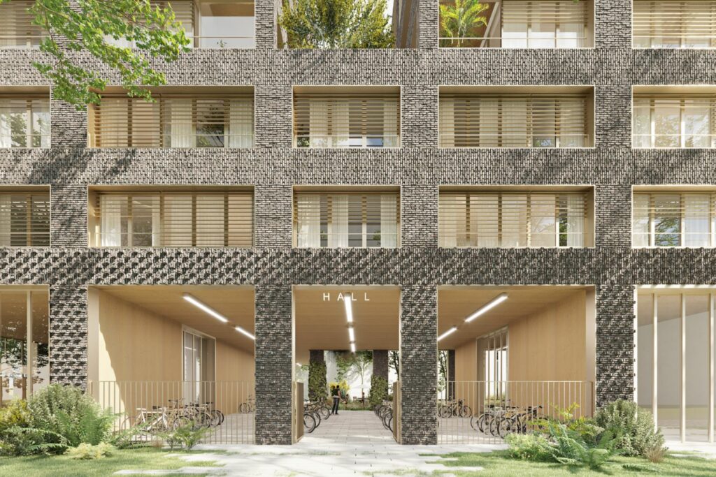 Perspective de la Hall Quai Vatel   Crédits : Atelier Du Pont Architecture