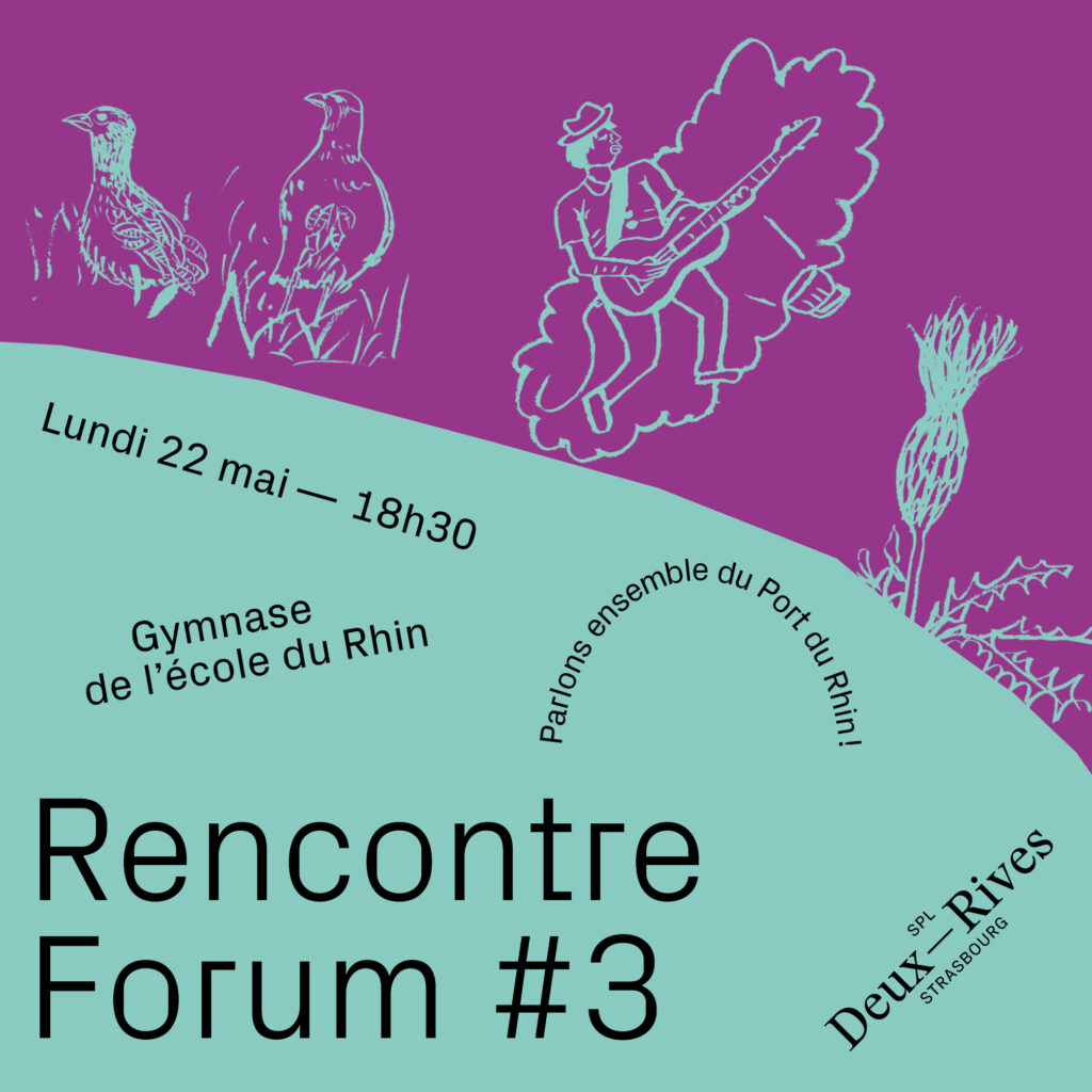 La Rencontre Forum #3 aura lieu le 22 mai à 18h30 au Gymnase de l'Ecole du Rhin