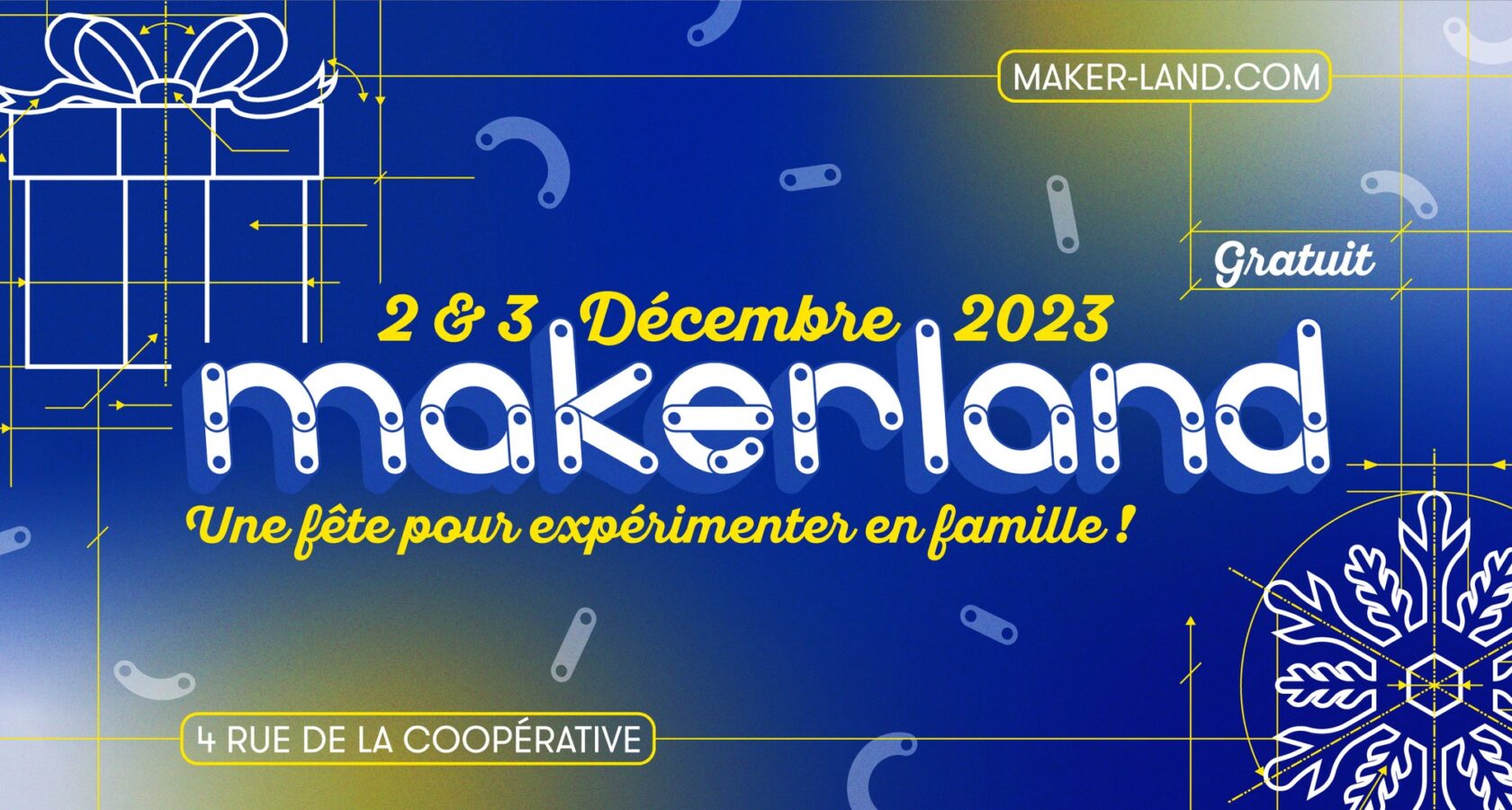 Le Makerland festival revient du 2 au 3 décembre 2023 !
