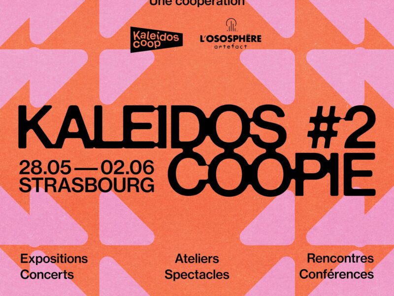 Kaleidoscoopie #2, du 28 mai au 2 juin 2024 à Kaleidoscoop dans le quartier Coop.