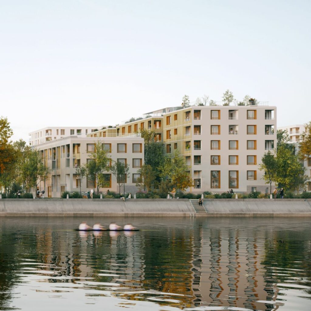 L'opération Citadelle 10b vue depuis le bassin Vauban. (Crédits : Atelier PNG)