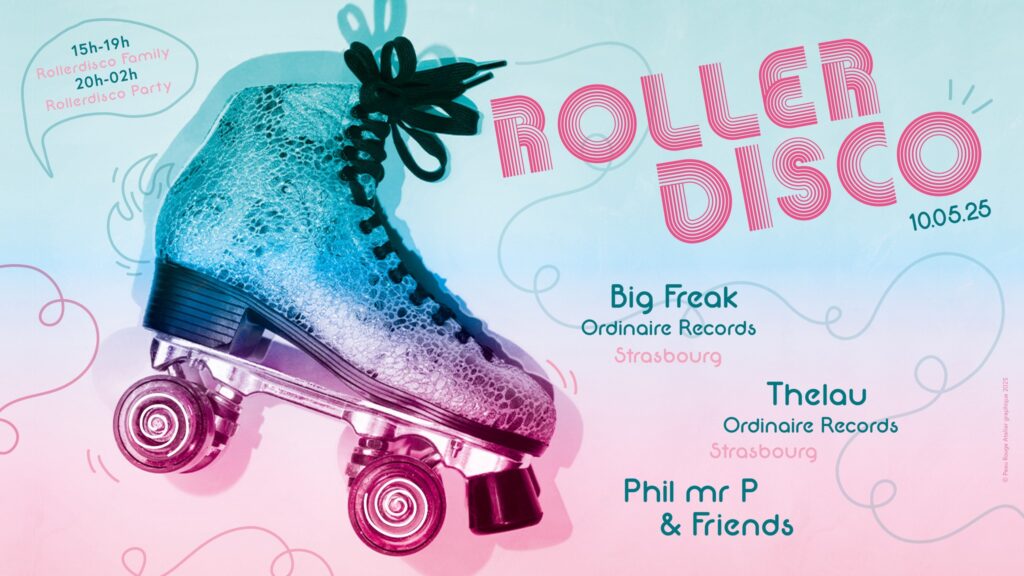 La rollerdisco party se tiendra le 10 mai !