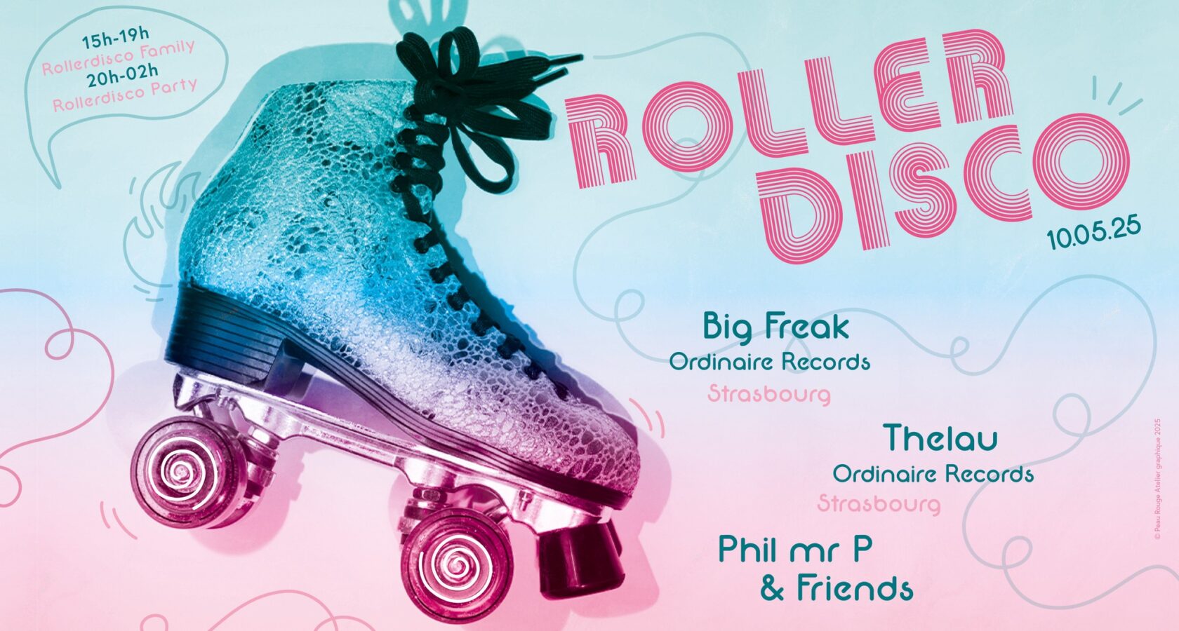 La rollerdisco party se tiendra le 10 mai !