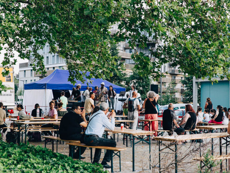 Fête de quartier du Port du Rhin en 2019. Crédits : Abdesslam MIRDASS pour Strasbourg Eurométropole
