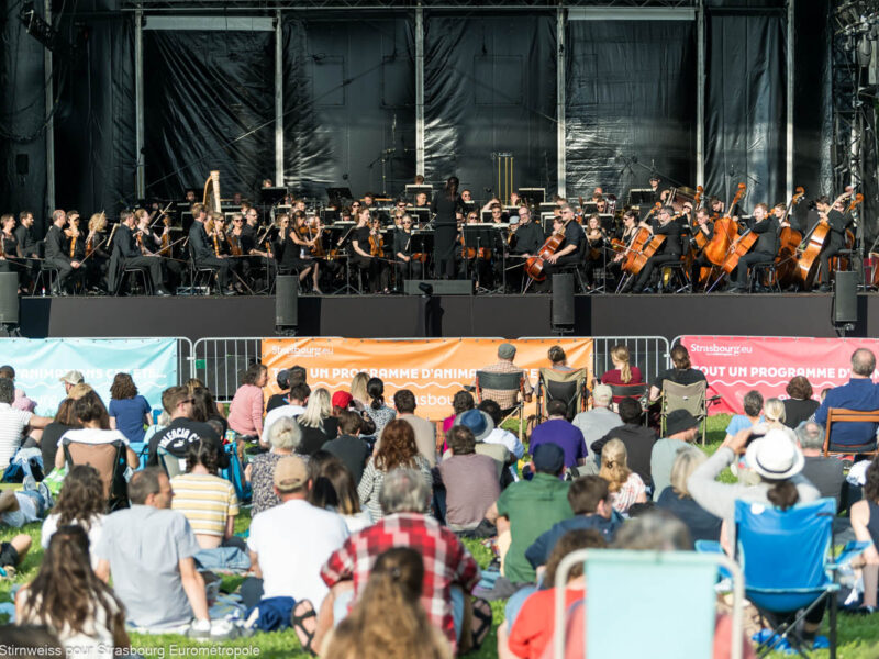 Concert de l'Orchestre philarmonique de Strasbourg au Jardin des Deux-Rives