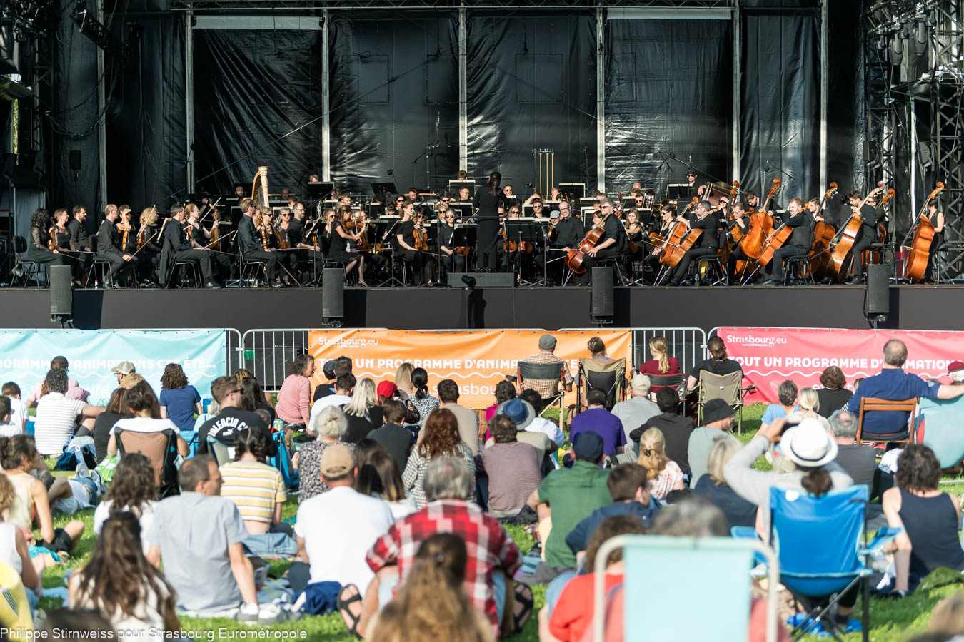 Concert de l'Orchestre philarmonique de Strasbourg au Jardin des Deux-Rives
