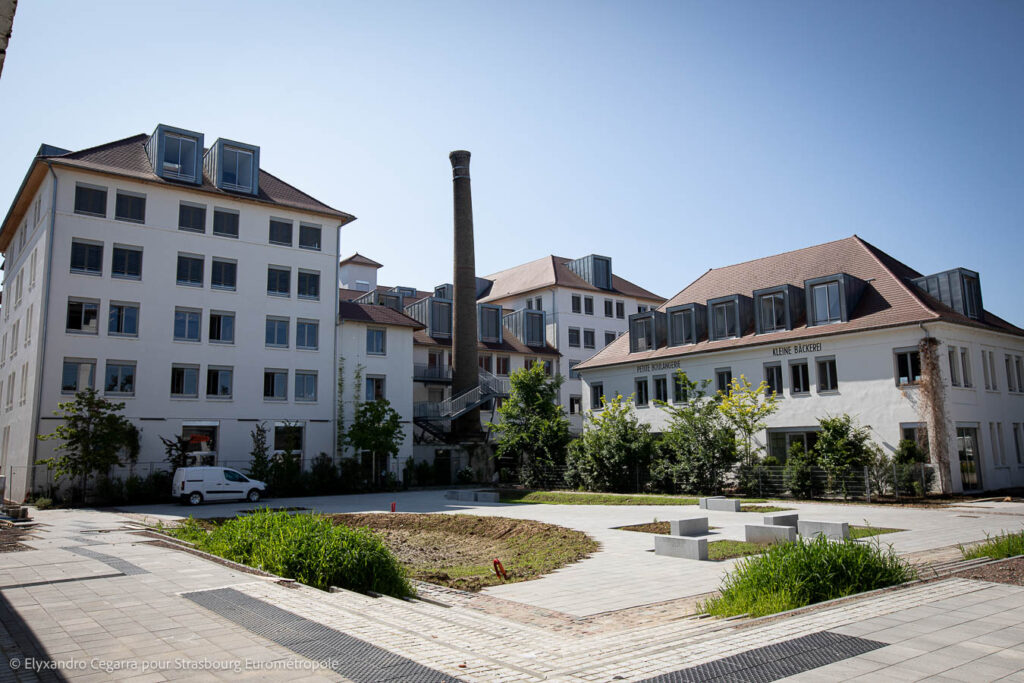La place des ouvrières de la Coopé. Crédits : Elyxandro Cegarra pour Strasbourg Eurométropole