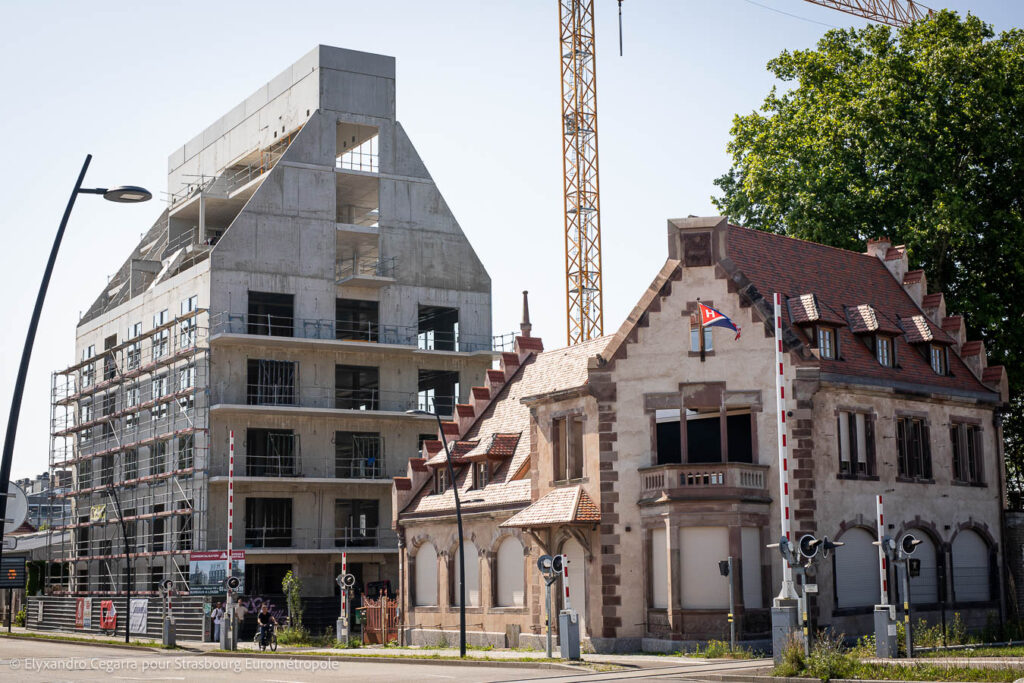 La Maison 115, située derrière la Maison Schutzenberger. Crédits : Elyxandro Cegarra pour Strasbourg Eurométropole