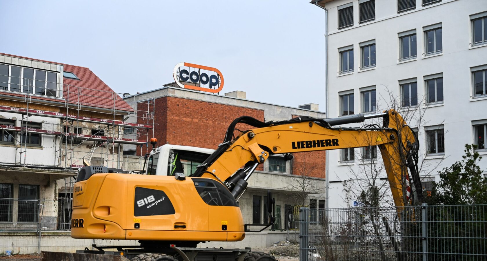Le chantier de la place des Ouvrières de la Coopé Mathilde Cybulski pour © Strasbourg Eurométropole