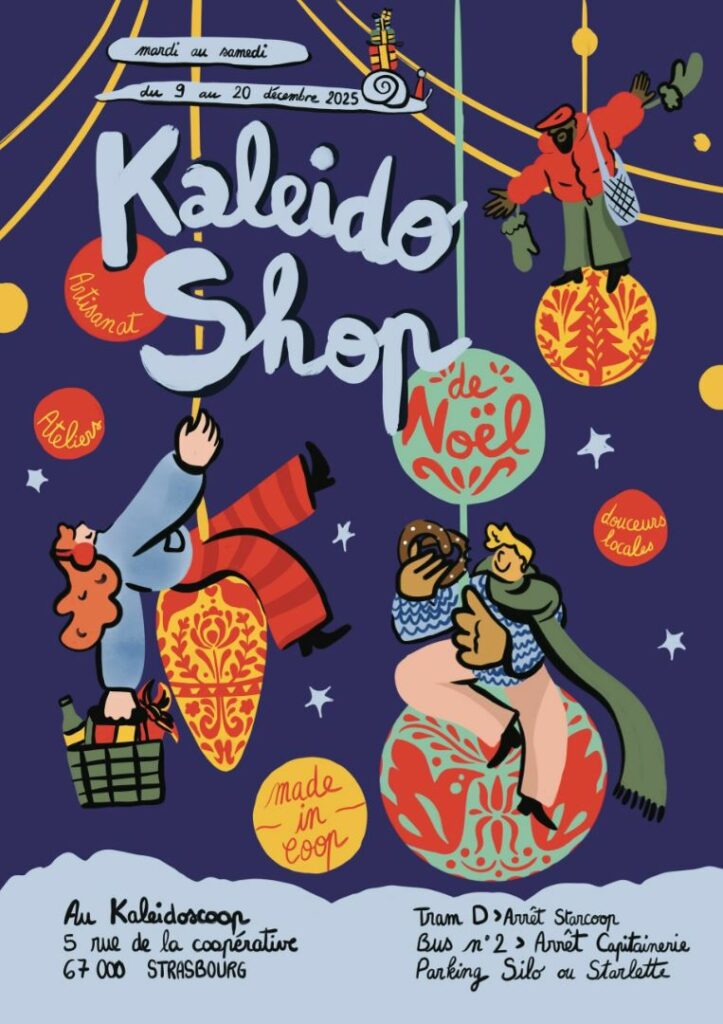 Affiche de Kaleido'shop de Noël