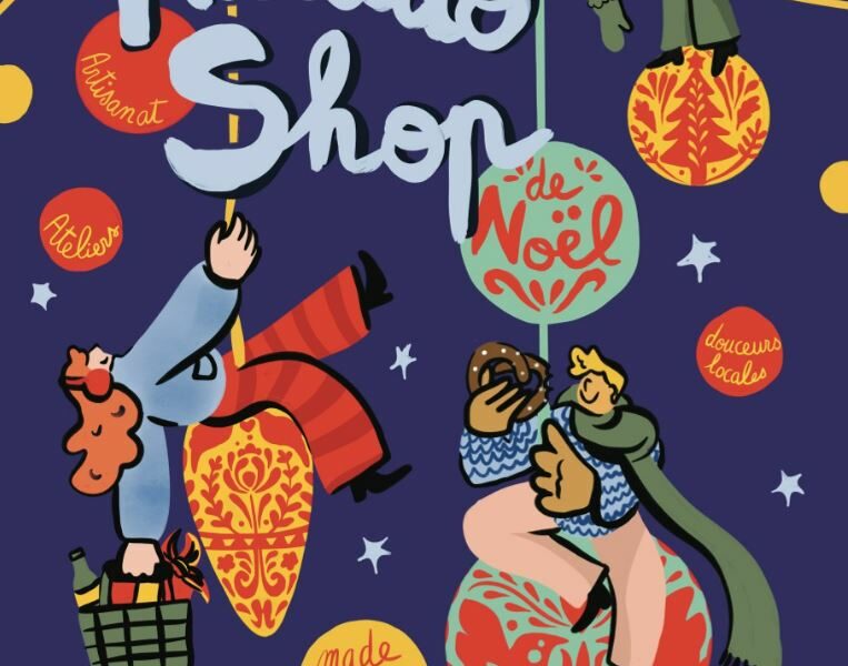 Affiche de Kaleido'shop de Noël