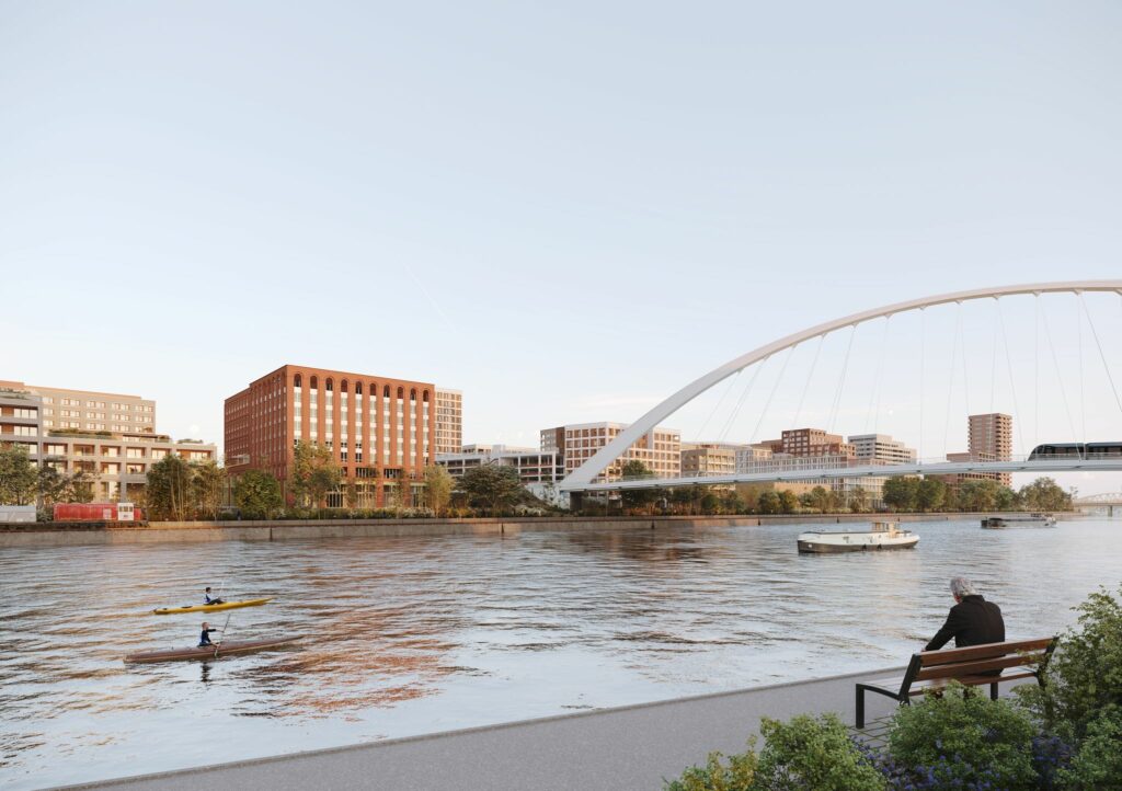 Le quartier Starlette vu de Citadelle – crédits LIST pour la SPL Deux-Rives