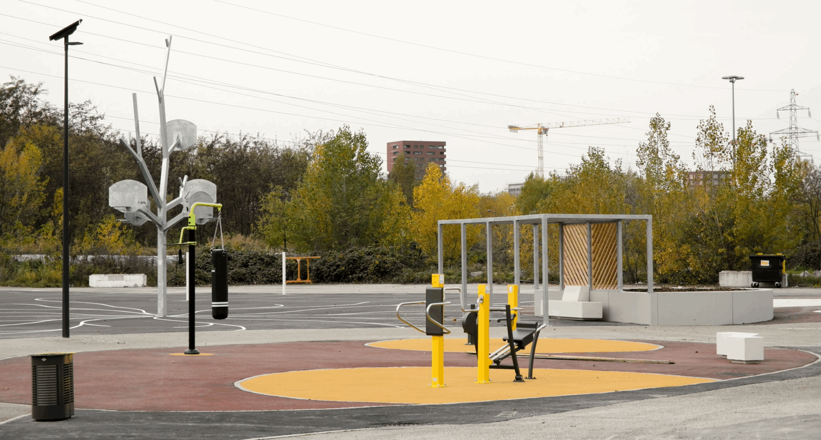 La plaine des jeux et des sports et ses équipements. Crédits : SPL Deux-Rives