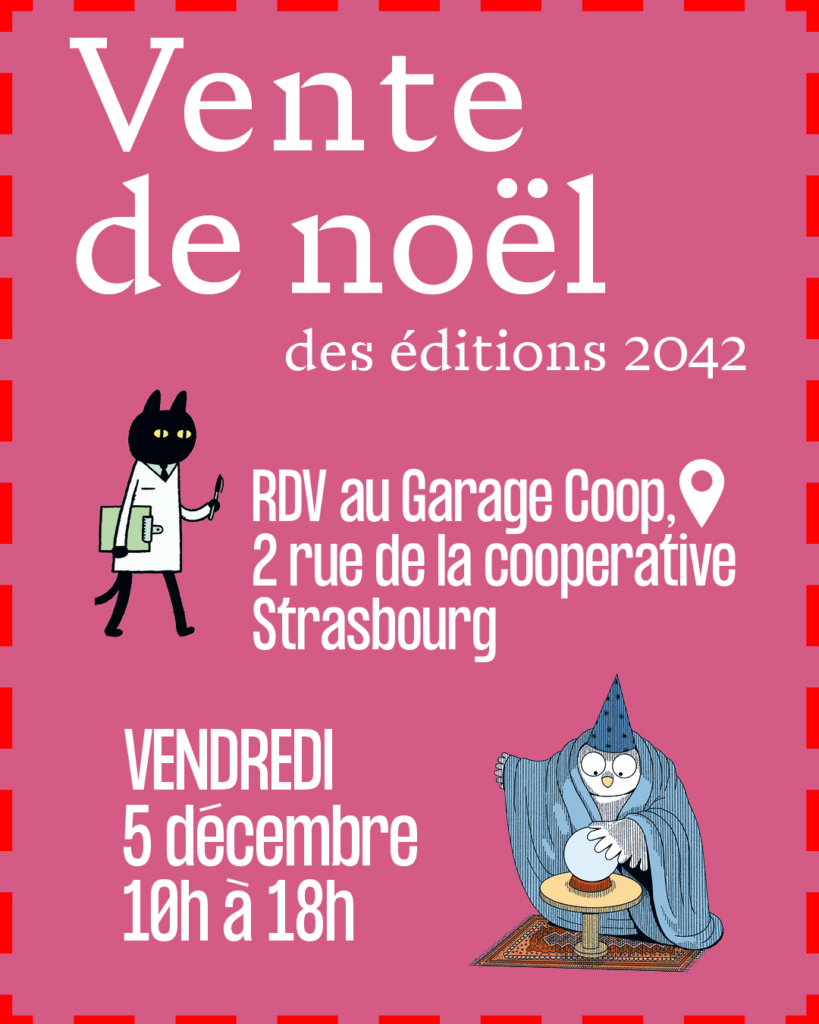 Vente de Noël des éditions 2042