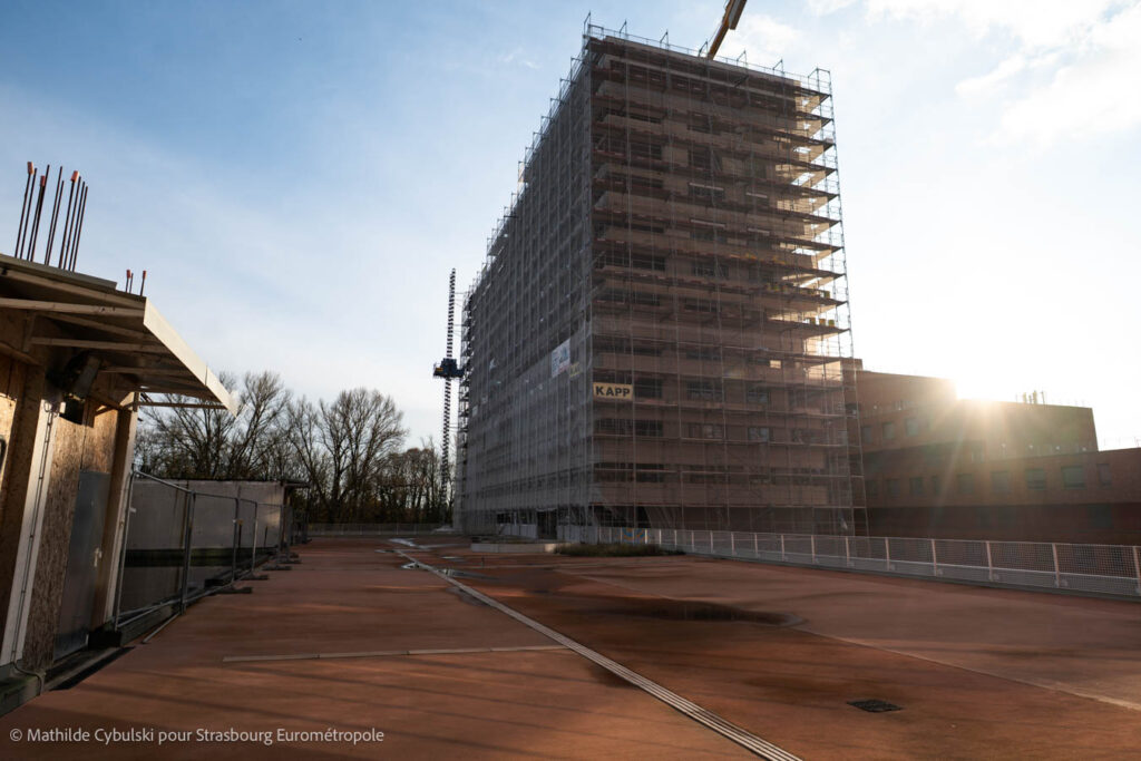 Le programme Viva Starlette en travaux. Crédits : Mathilde Cybulski pour Strasbourg Eurométropole
