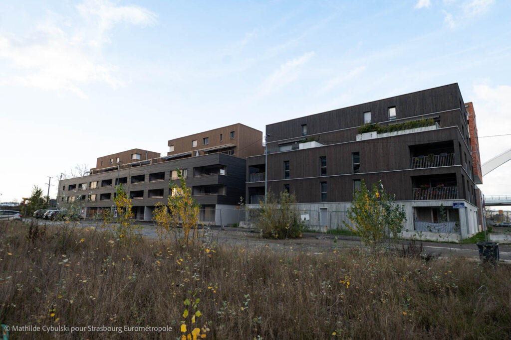 L'opération Néolia (arrière plan). Crédits : Mathilde Cybulski pour Strasbourg Eurométropole