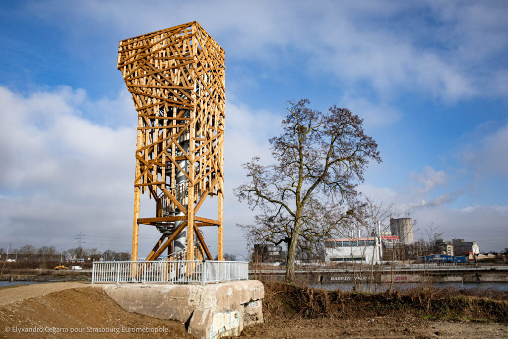Le belvédère de la Ceinture Verte. Crédits : Elyxandro Cegarra pour Strasbourg Eurométropole