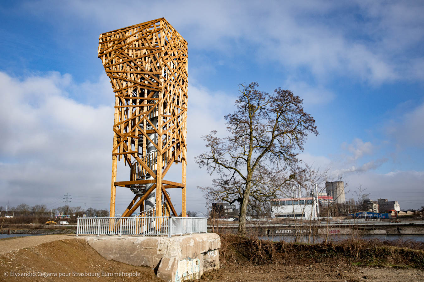 Le belvédère de la Ceinture Verte. Crédits : Elyxandro Cegarra pour Strasbourg Eurométropole