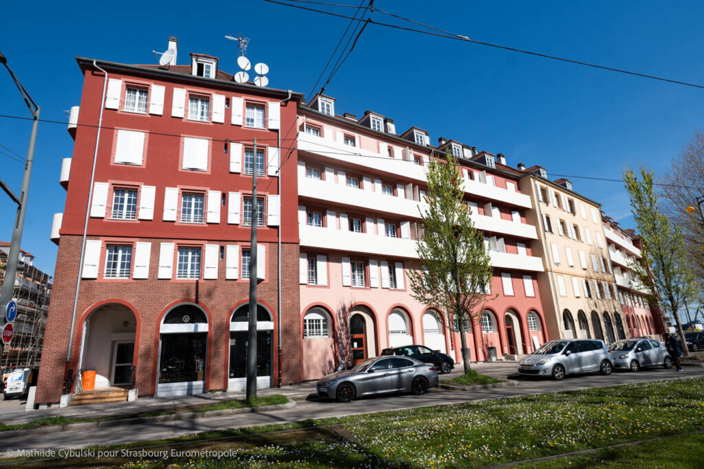 La Cité Loucheur rénovée. Crédits : Mathilde Cybulski pour Strasbourg Eurométropole