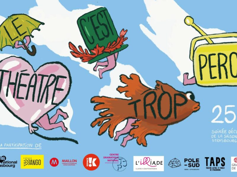 Visuel de la soirée découverte de la saison des théâtres strasbourgeois
