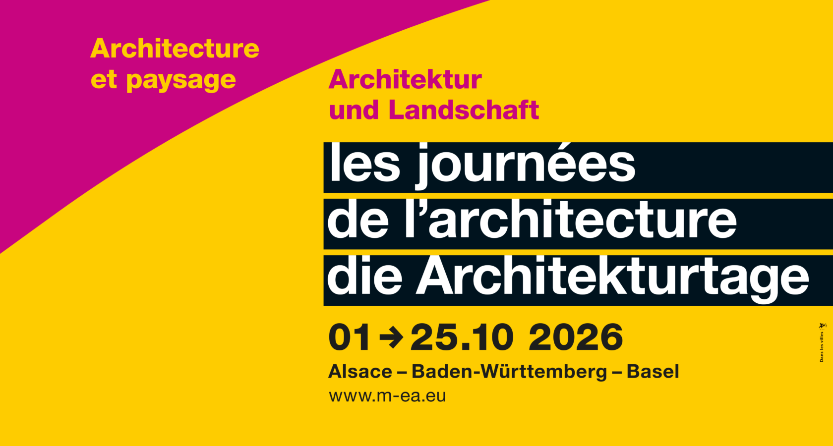 Affiche des Journées de l'Architecture 2026