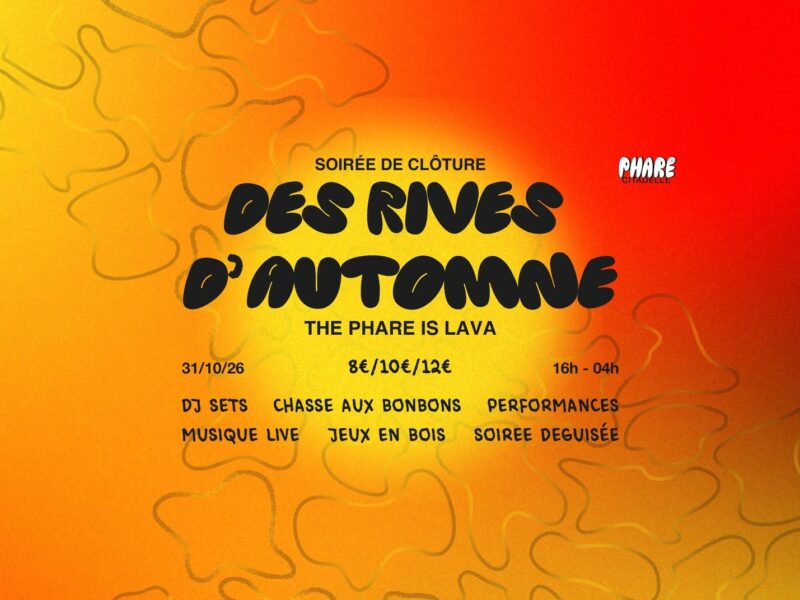 Visuel de la soirée Des Rives d'Automne. Crédits : Kemza Lucas